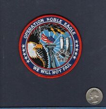 OPERATION NOBLE EAGLE USAF NAVY USMC US ARMY USCG Veteran Jacket Patch  picture