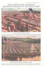 1918 WW1 Souvenir Pictures Of The Great War Ladies Home Journal 4 Page Insert picture