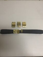 WWII navy belt W/ Extra Buckles picture