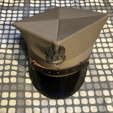 Polish Army Peaked Cap Khaki Parade Dress Uniform Hat Visor Rogatywka Size 56