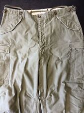 Vintage M51 OD Field Trousers Shell Field M-1951 Pants LARGE REGULAR Nice K-28 picture