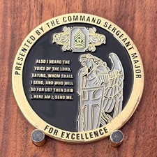 CSM Timothy Sullivan SPQR Airborne Double Sided Challenge Coin W#34