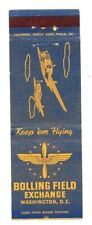 Matchbook: Army Air Force - Bolling Field Exchange, Washington DC picture