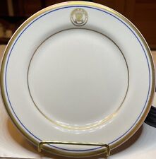 DEPT OF NAVY OFFICERS MESS - 4 GOLD SEAL BREAD PLATES 6 1/2