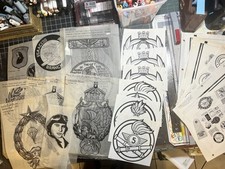 Large Lot ORIGINAL Art Published Military Insignia HH Booker 2 Rare 1980s