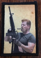 Walking Abraham Morale Patch Tactical Military Army Badge Hook
