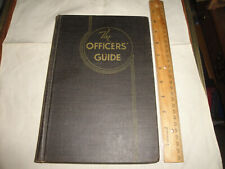 WWII US ARMY OFFICERS GUIDE BOOK, 7th ED. 1942, HARDBACK, WAR HERO OWNED picture
