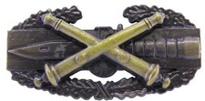 Field Artillery Combat Action Badge US Army FA CAB Military ANTIQUE Insignia Pin