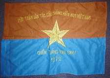 Easter Offensive 1972 - Khe Sanh Flag - NLF - VC, Viet Cong - Vietnam War, F.119