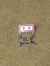 WWII US Army Artillery Sons in Service Chained Pin with 2 Stars picture