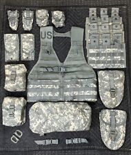 US Army Issue MOLLE II Tactical Rifleman Vest Set 20 Total Items ACU Pattern picture