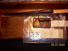 CONFEDERATE D-GUARD BOWIE KNIFE ID'D 9TH REGIMENT MS/BILLFOLD/TWO LETTERS W/ COA picture