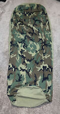 US Military Woodland Camouflage Sleeping Bag BIVY COVER **COVER ONLY** picture