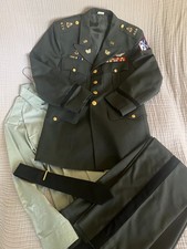 Vintage U.S. Army Pilot Class A Green Service Uniform 1980s 1990s Aviator CW2