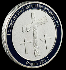 Armor of God Serenity Dove Commemorative Challenge Cross Coin Philippians 4:13 picture