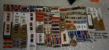 Large Lot: Army ribbons & attachments, one medal  (Loc = C3) picture