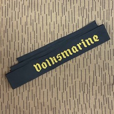 East German DDR Volksmarine  🇩🇪 Cap Tally Hat Title Ribbon GDR Navy Cold War