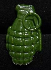 1.25” Pineapple Grenade Metal Lapel Pin Military Green picture