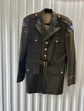 WWII U.S. Army Air Force Officer Belted Service Coat