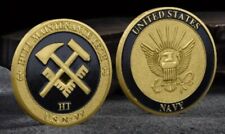 U.S. NAVY, HULL MAINTENANCE TECH., CHALLENGE COIN, GOLD,  picture