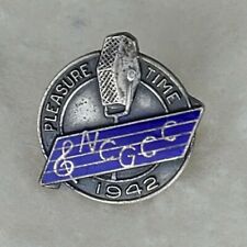 1942 “Pleasure Time” Gospel Music Black History Pin NCGCC 925 Ster Silver Rare  picture