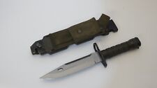 Vintage US Military M9 Phrobis III USA Pat Pend Bayonet Knife W/ Scabbard picture