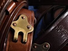 M1907 SLING  M1, 1903  MILSCO 1942 mkd. LEATHER replica with BRASS ftgs, hooks picture