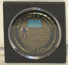 Major James A. Taylor Department of the Army Medal of Honor Challenge Coin