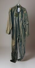 US Navy Military Flight Suit: Coveralls, Flyers CWU-27/P Aviation Green 44R picture