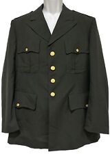 MENS VINTAGE VIETNAM US ARMY UNIFORM  CLASS A DRESS GREEN TROPICAL COAT 42L picture