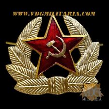 USSR Post WW2 Cold War Era Soviet Red Army Metal Cap Insignia Badge Pin #Y045 picture