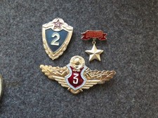 SET OF SOVIET COMMUNIST BADGES