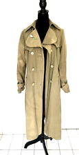Vintage Army Green Trench Coat with Fleetwood Mac Album Cover On Back picture