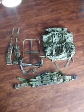 Alice Pack Rucksack Military LARGE Combat Field Backpack Camo Green Bushcraft picture