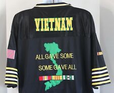 Vietnam Veteran Jersey All Gave Some Some Gave All Black/Gold 3XL Nice picture