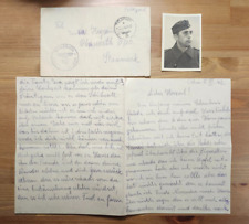 WW2 German solder letter and the photo. picture