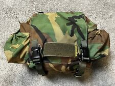 Nixieworks Lightfighter Molle Butt Pack Woodland Camo M81 Military Tactical Bag picture