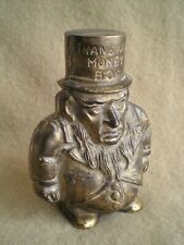 Vintage Brass Paul Kruger Transvaal Money Box Coin Bank picture