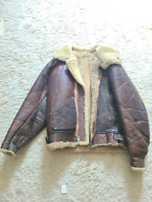 WWII original B-3 shearling size 40 jacket owned by Bill Turner picture
