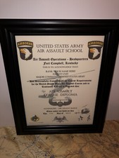 AIR ASSAULT COURSE DIPLOMA (COMMEMORATIVE CERTIFICATE)