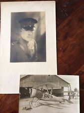 WW 1 Photos Lt Harry Smith Collection 7 x 11 Portrait and 5 x 7 Plane picture