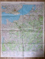 ORIGINAL SOVIET MILITARY MAP — GENERAL STAFF “LONDON–PARIS”, 1974
