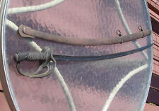 Vintage Civil War Calvary Sword with 2 ring Scabbard - Blade in Great Condition picture