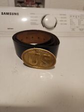 Union Belt And Brass Plate For Civil War Reenacting picture