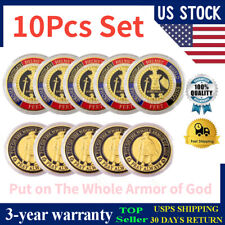 10Pcs Put on The Whole Armor of God Commemorative Challenge Coin Collection Gift picture