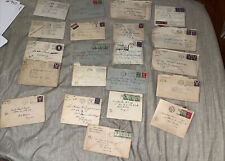 Lot of 20 WWII Letters to Navy Private Turned Lieutenant 1942-1945 + News Photos picture