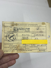 MilitaryFirearms Retention Authorization for Pistol Texas Scout 1971