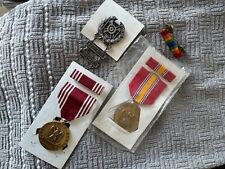 Lot Of  US Army Military medals pins - NEW- efficiency honor - national defense picture