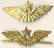 Soviet Russian Medal red Order star Banner Badge Air Force Hat cap TWO (3060)