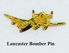 Lancaster Heavy Bomber Avro Airplane Pin - Metal - Collectible England picture